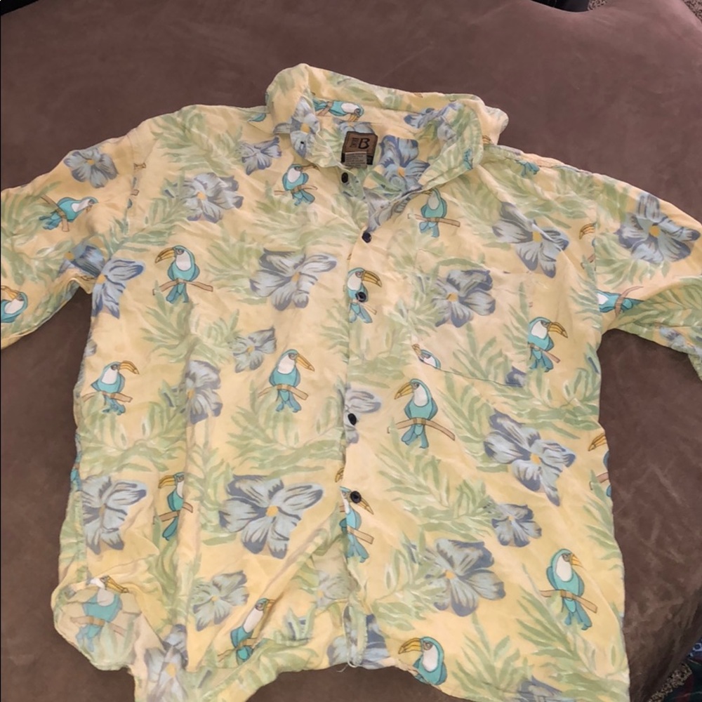 Bruno bordese Hawaiian print button up